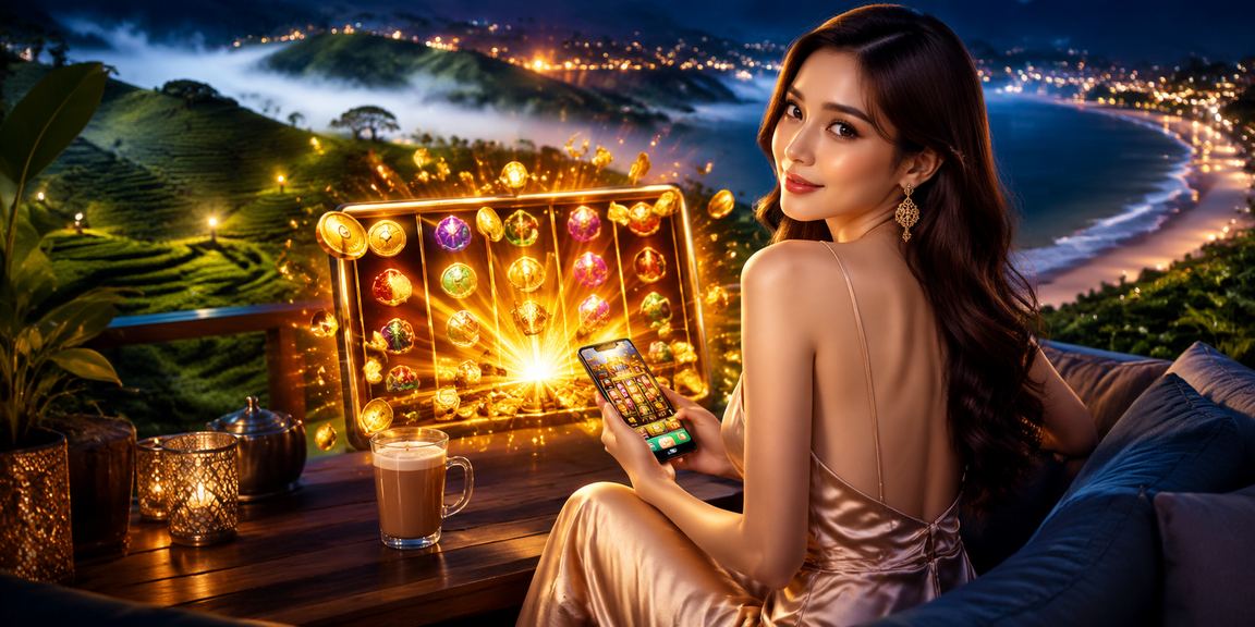 Pemain sedang menikmati permainan slot dalam talian di turbo88